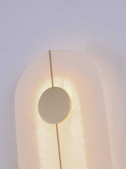 Artistic Wall Lamp | Alabaster & Brass | Set of 2