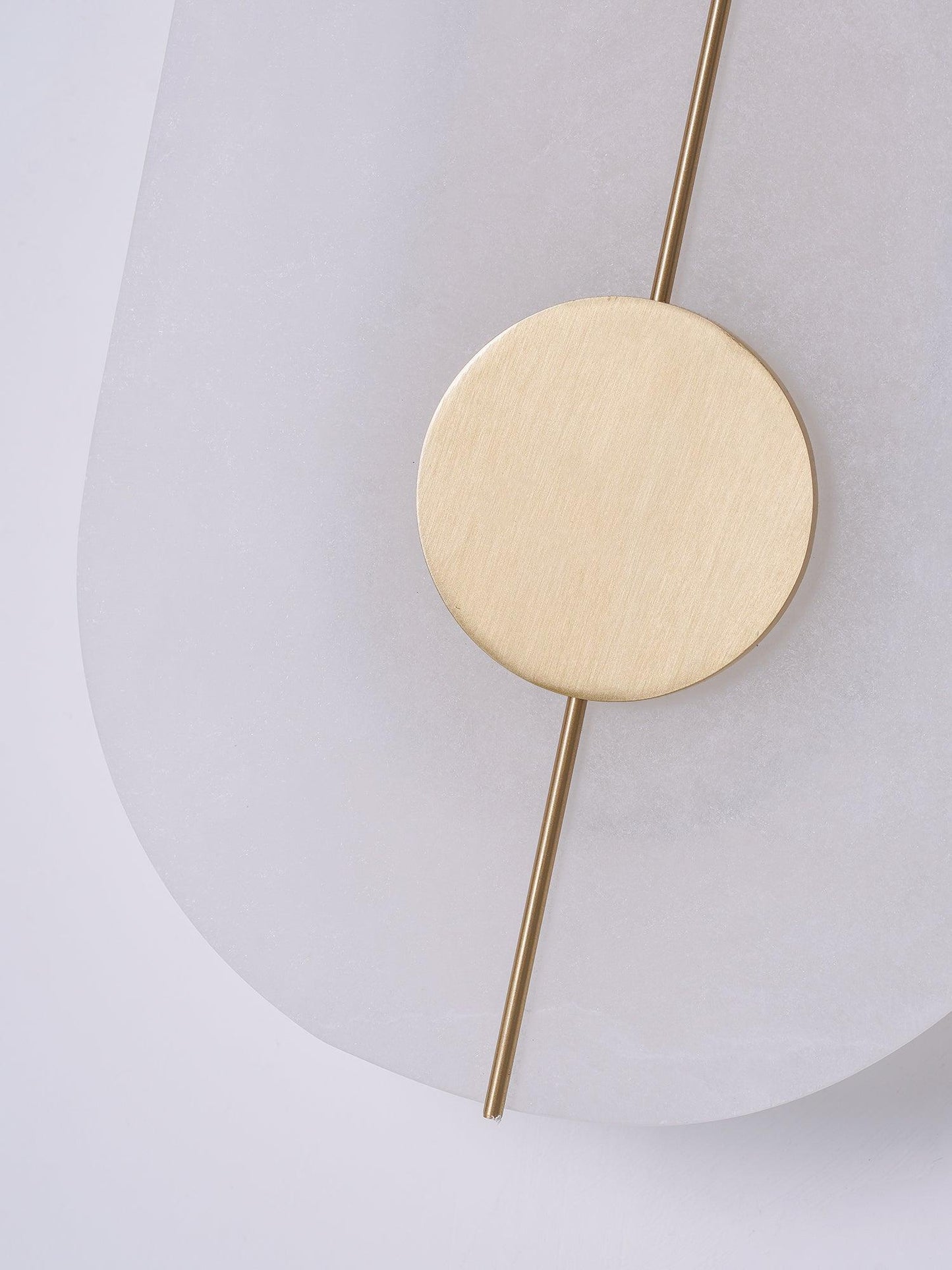 Artistic Wall Lamp | Alabaster & Brass | Set of 2