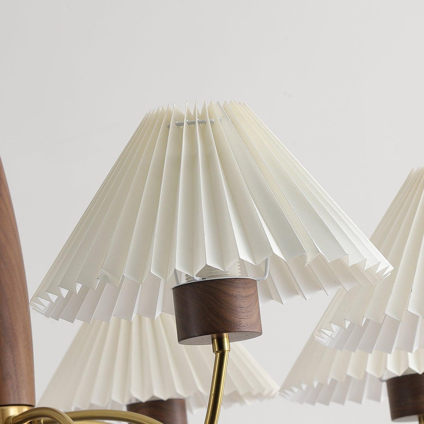 Asquith Chandelier | Metal & Fabric | Reddish Brown, 3-6-8-10 Lights