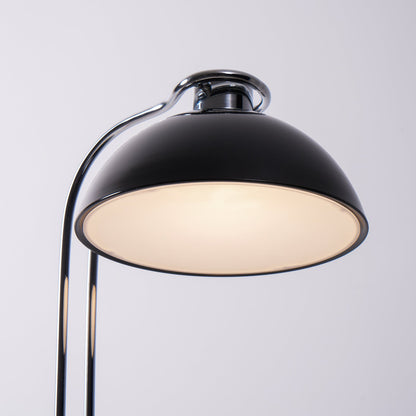 Athena Table Lamp | Polished Chrome & Black Shade | Modern Design