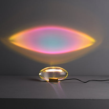 Atman Table Lamp | Metal & Crystal | Chrome Finish
