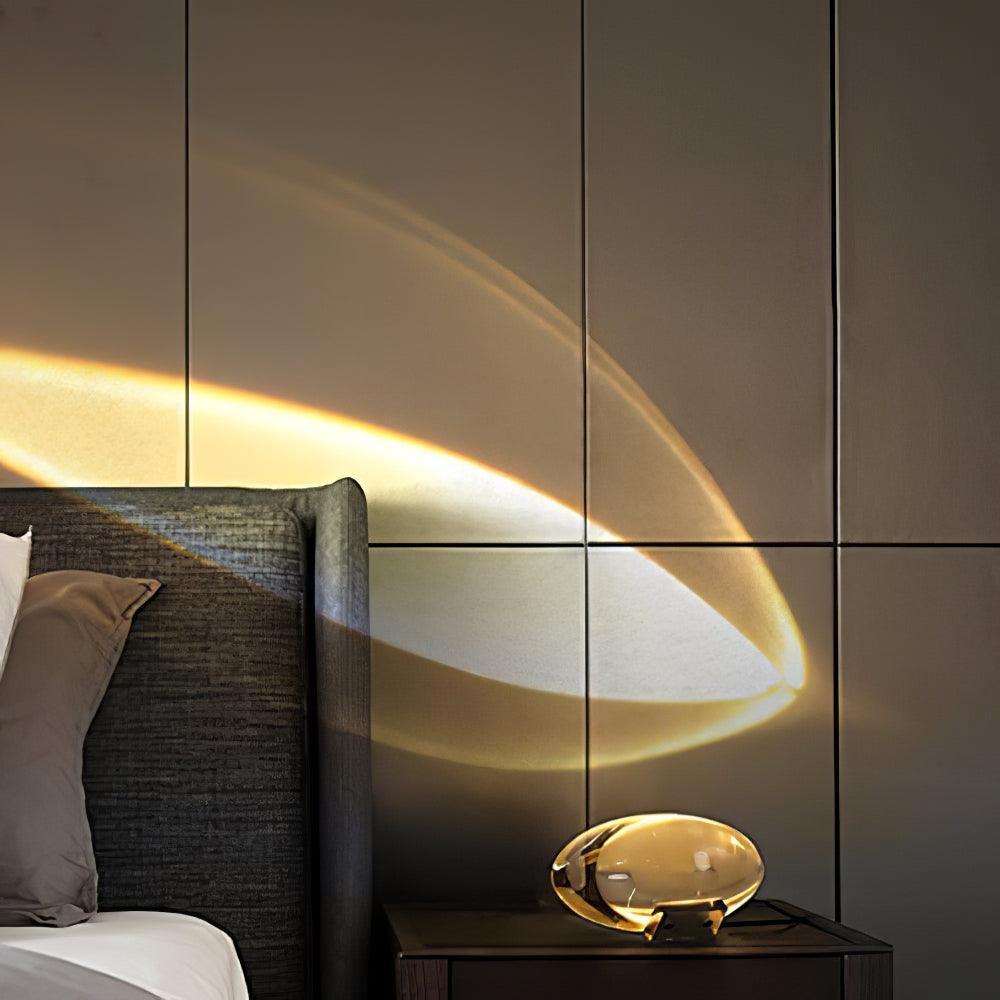 Atman Table Lamp | Metal & Crystal | Chrome Finish