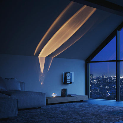 Atman Table Lamp | Metal & Crystal | Chrome Finish