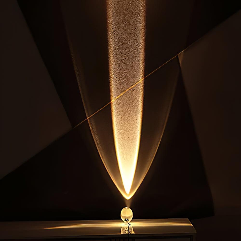 Atman Table Lamp | Metal & Crystal | Chrome Finish