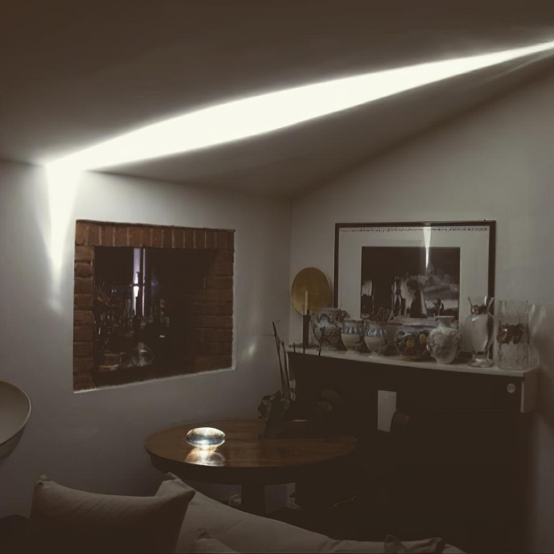 Atman Table Lamp | Metal & Crystal | Chrome Finish