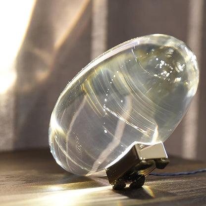 Atman Table Lamp | Metal & Crystal | Chrome Finish