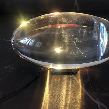Atman Table Lamp | Metal & Crystal | Chrome Finish
