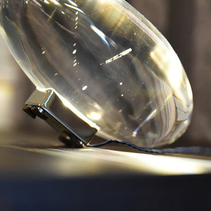Atman Table Lamp | Metal & Crystal | Chrome Finish