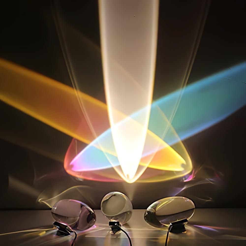 Atman Table Lamp | Metal & Crystal | Chrome Finish