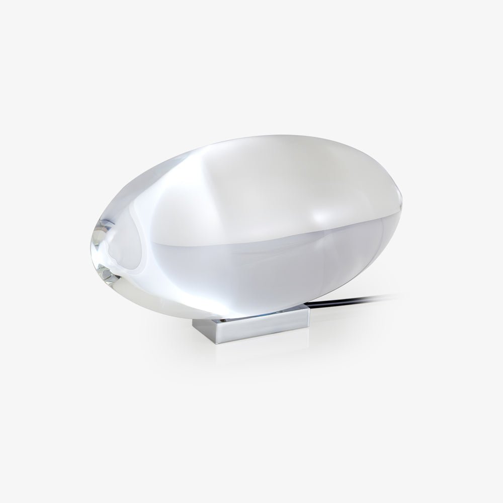 Atman Table Lamp | Metal & Crystal | Chrome Finish