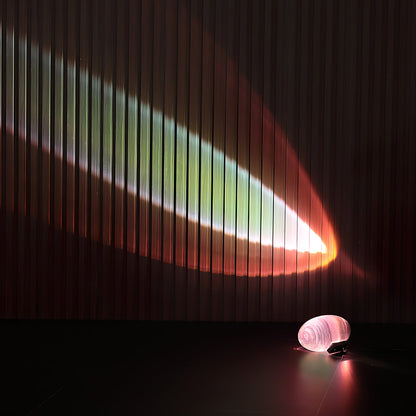 Atman Table Lamp | Metal & Crystal | Chrome Finish