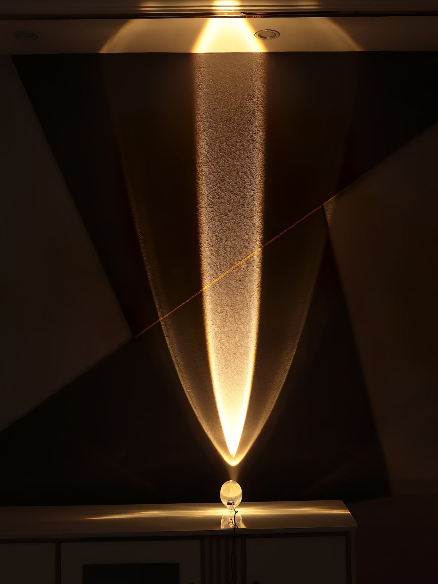 Atman Table Lamp | Metal & Crystal | Chrome Finish