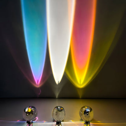 Atman Table Lamp | Metal & Crystal | Chrome Finish