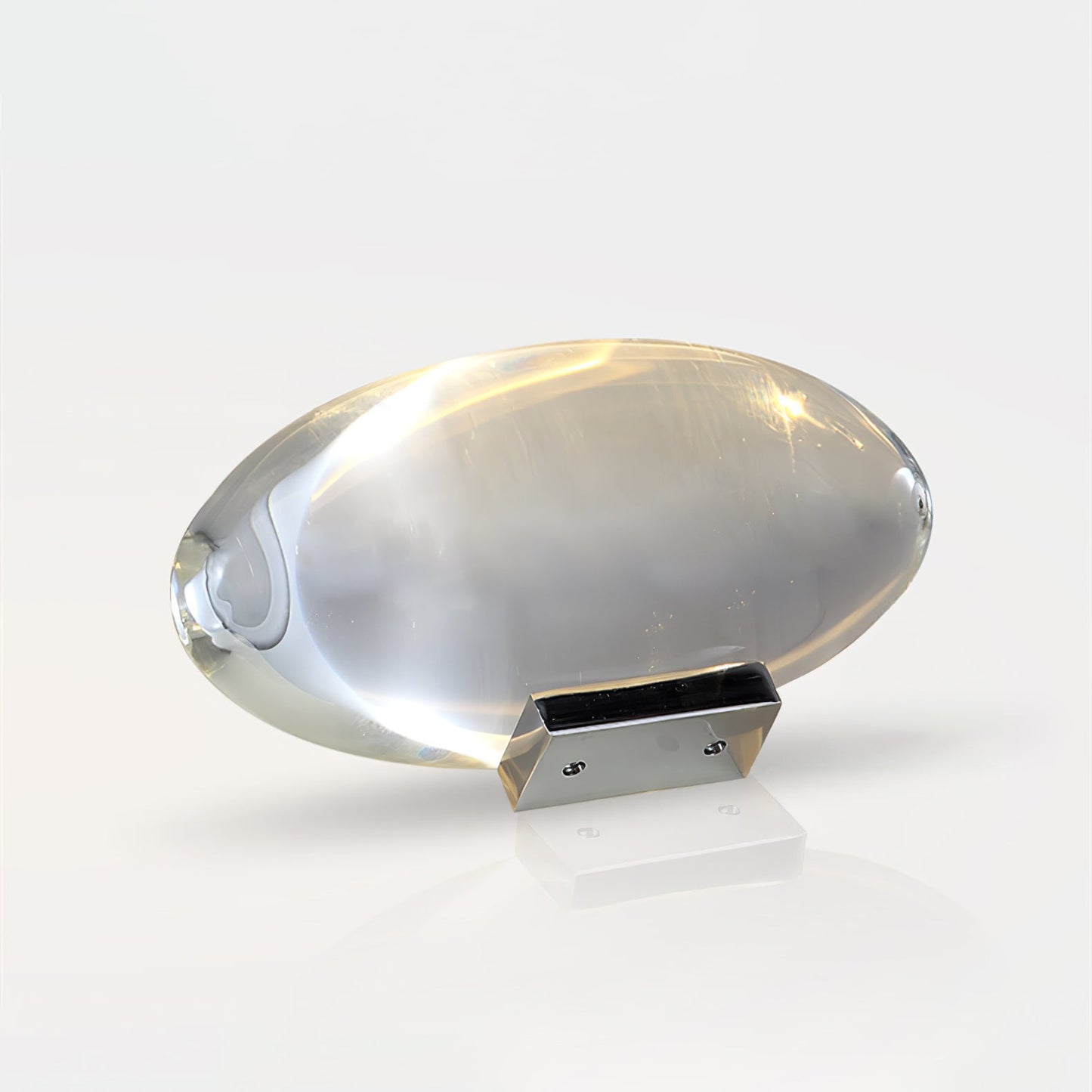 Atman Table Lamp | Metal & Crystal | Chrome Finish