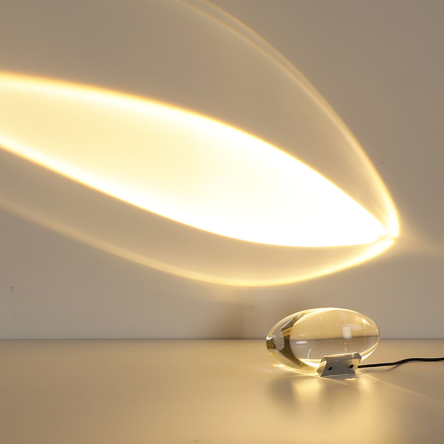 Atman Table Lamp | Metal & Crystal | Chrome Finish