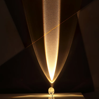 Atman Table Lamp | Metal & Crystal | Chrome Finish