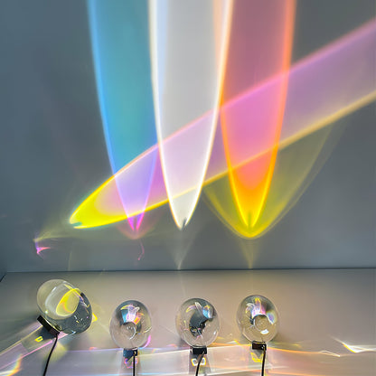 Atman Table Lamp | Metal & Crystal | Chrome Finish