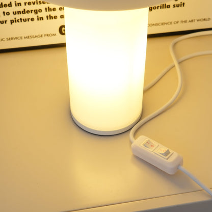 Atollo Table Lamp | Opaque Blown Glass | White