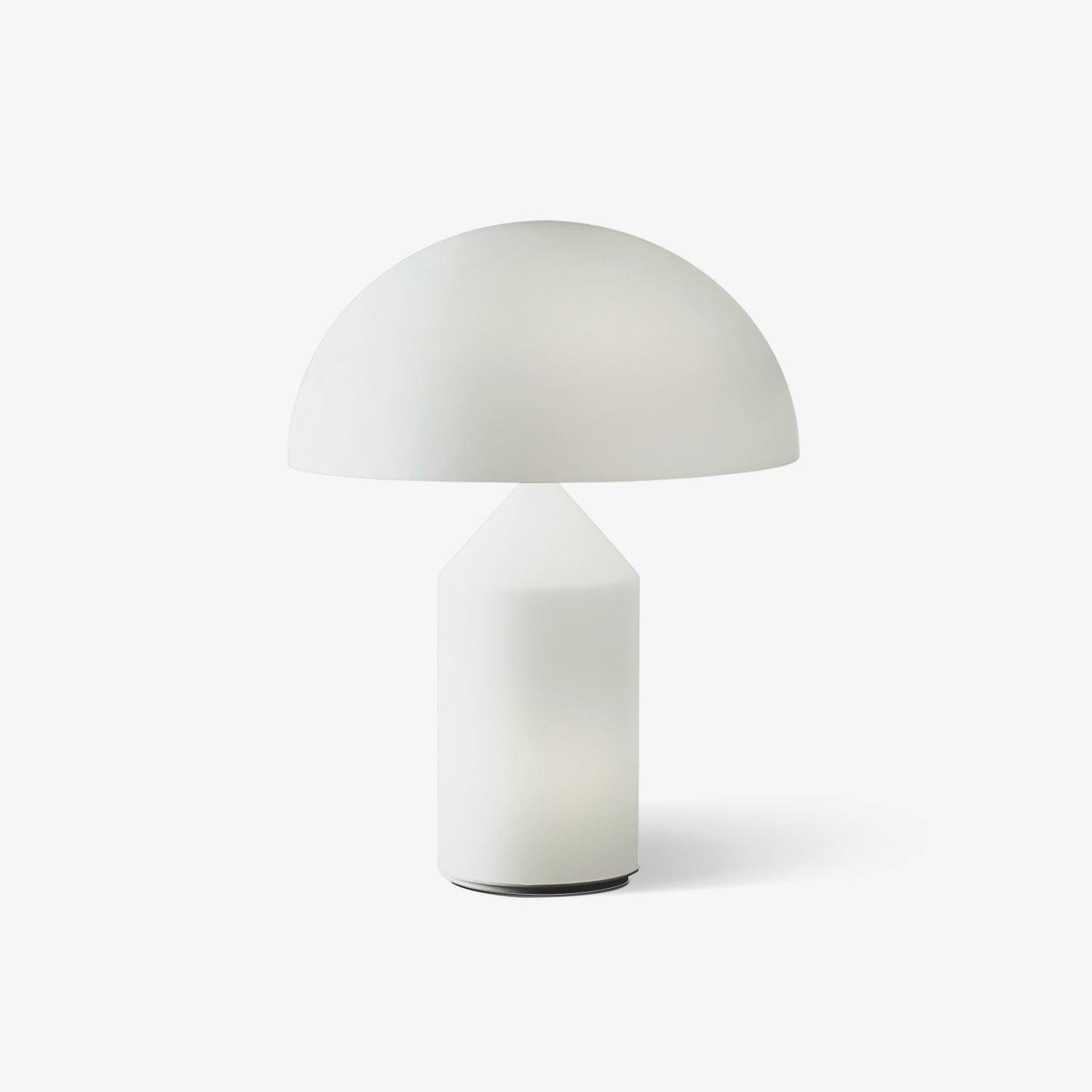 Atollo Table Lamp | Opaque Blown Glass | White