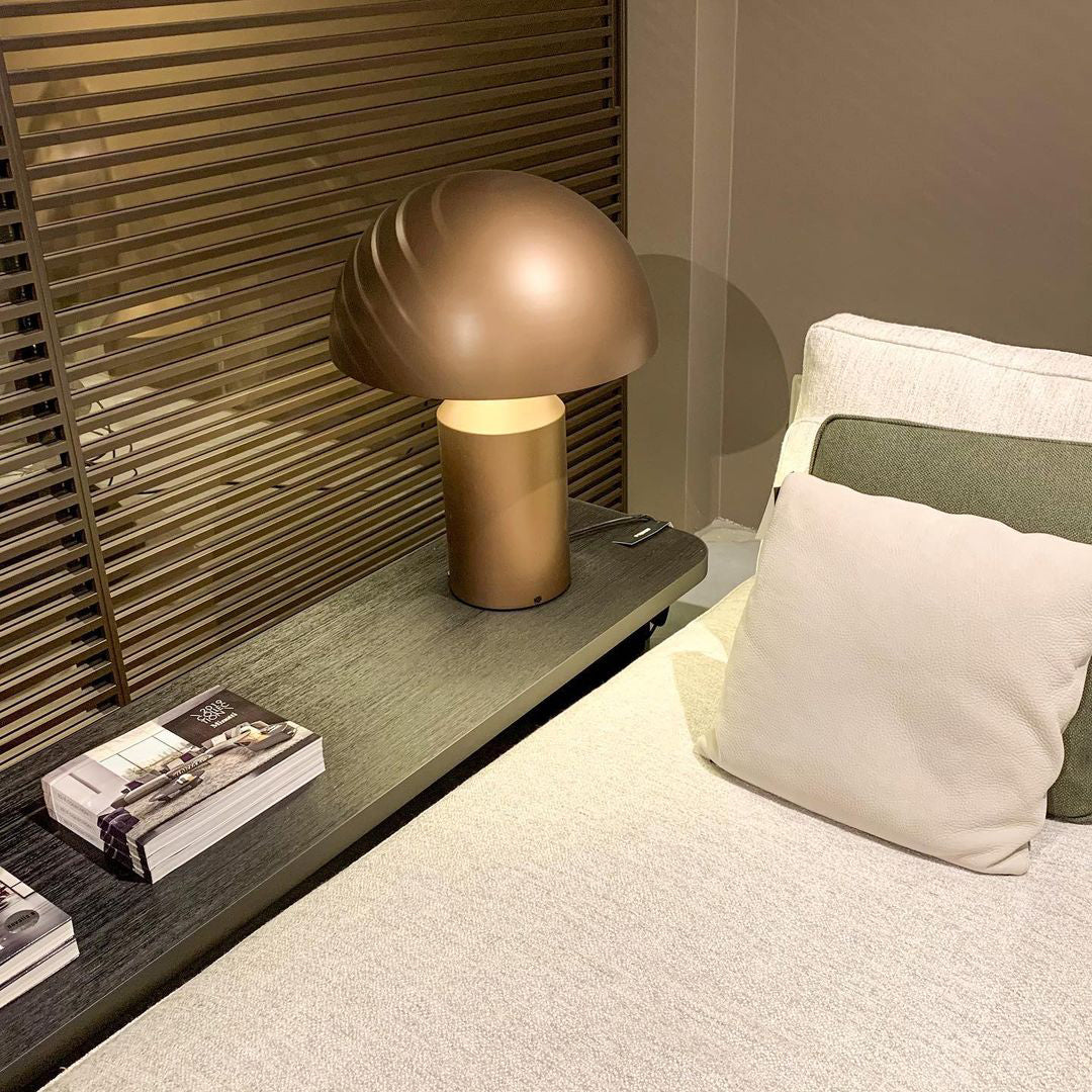Atollo Table Lamp | Metal | Black, White, Copper | 25cm & 35cm
