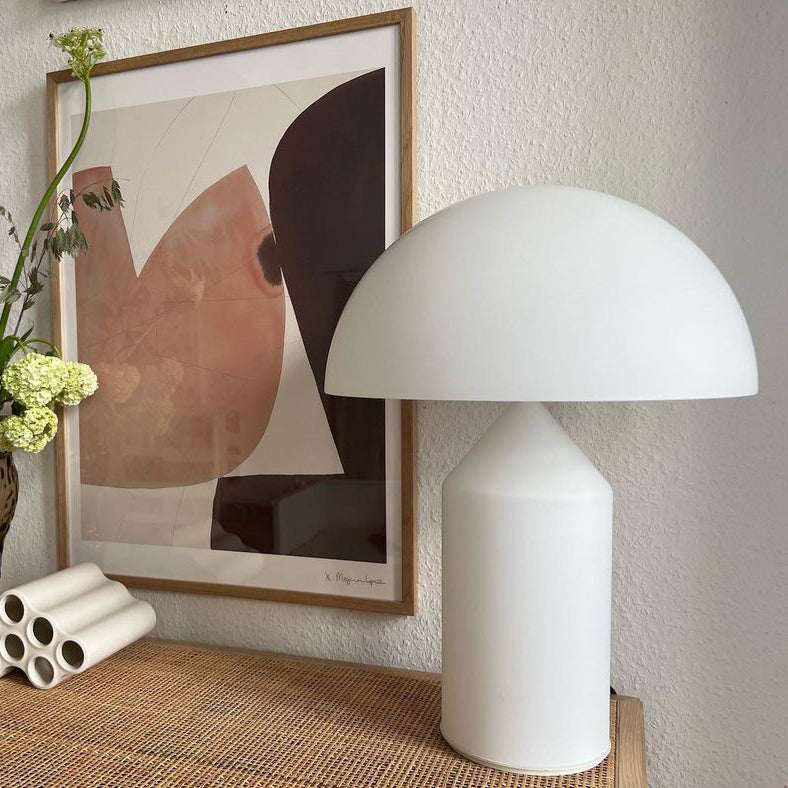 Atollo Table Lamp | Metal | Black, White, Copper | 25cm & 35cm