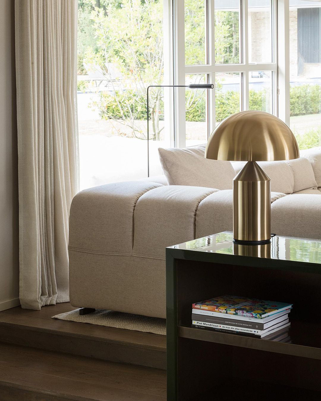 Atollo Table Lamp | Metal | Black, White, Copper | 25cm & 35cm