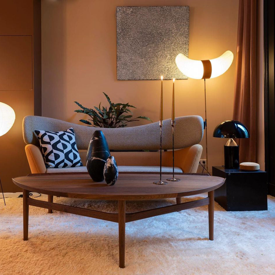 Atollo Table Lamp | Metal | Black, White, Copper | 25cm & 35cm