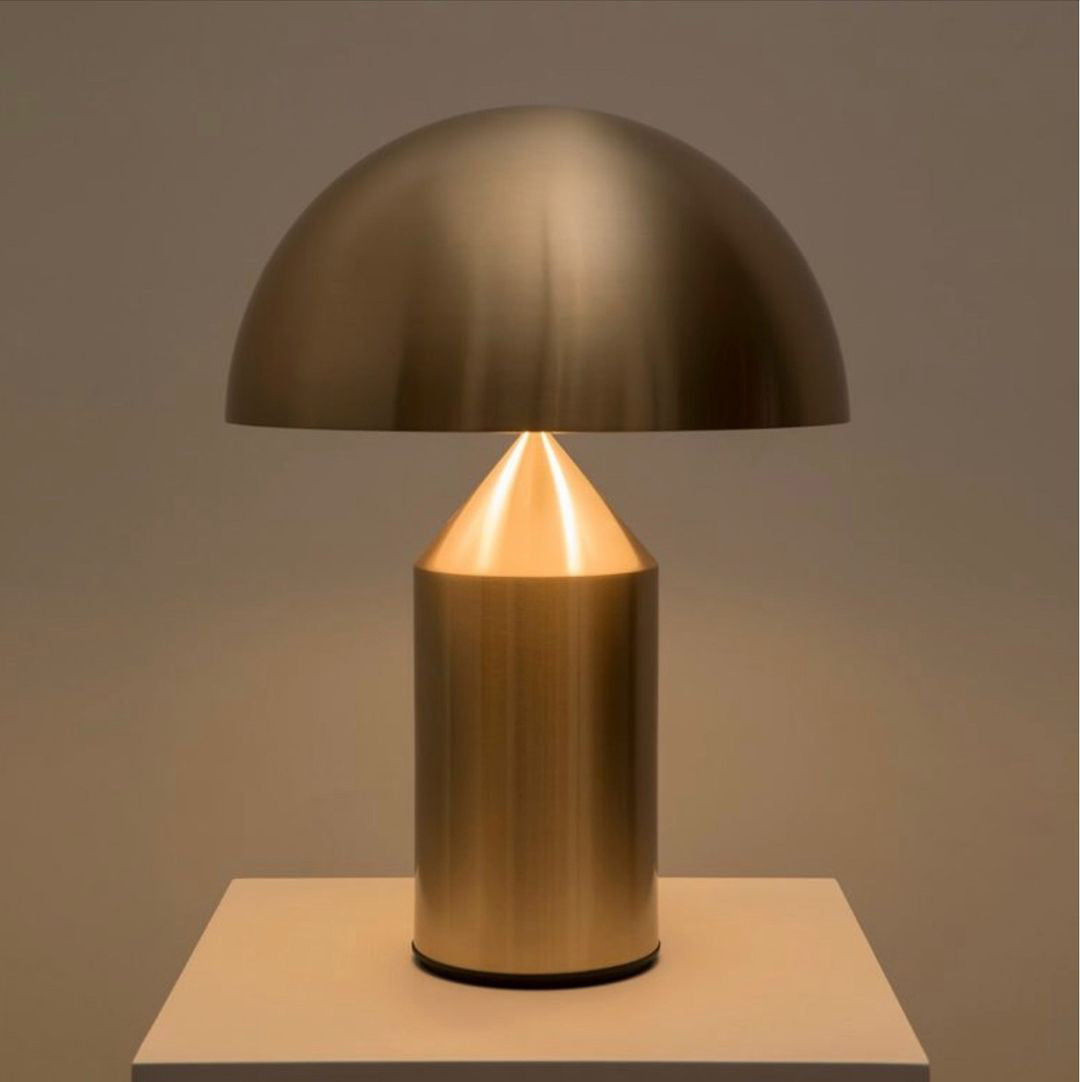 Atollo Table Lamp | Metal | Black, White, Copper | 25cm & 35cm