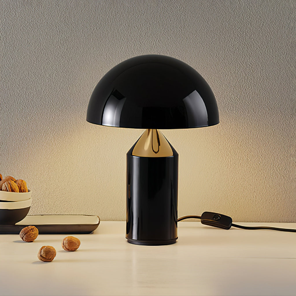 Atollo Table Lamp | Metal | Black, White, Copper | 25cm & 35cm
