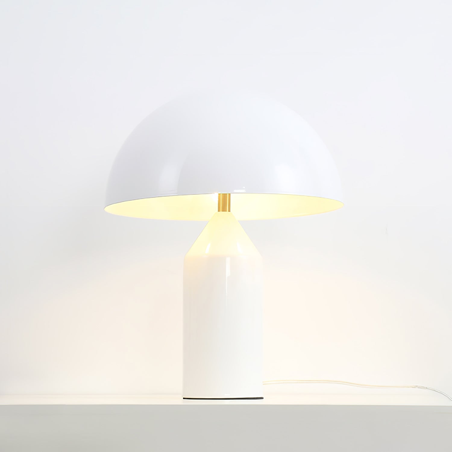 Atollo Table Lamp | Metal | Black, White, Copper | 25cm & 35cm