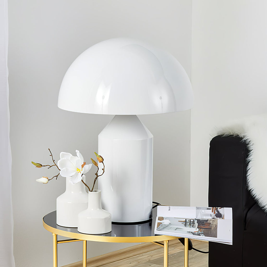 Atollo Table Lamp | Metal | Black, White, Copper | 25cm & 35cm