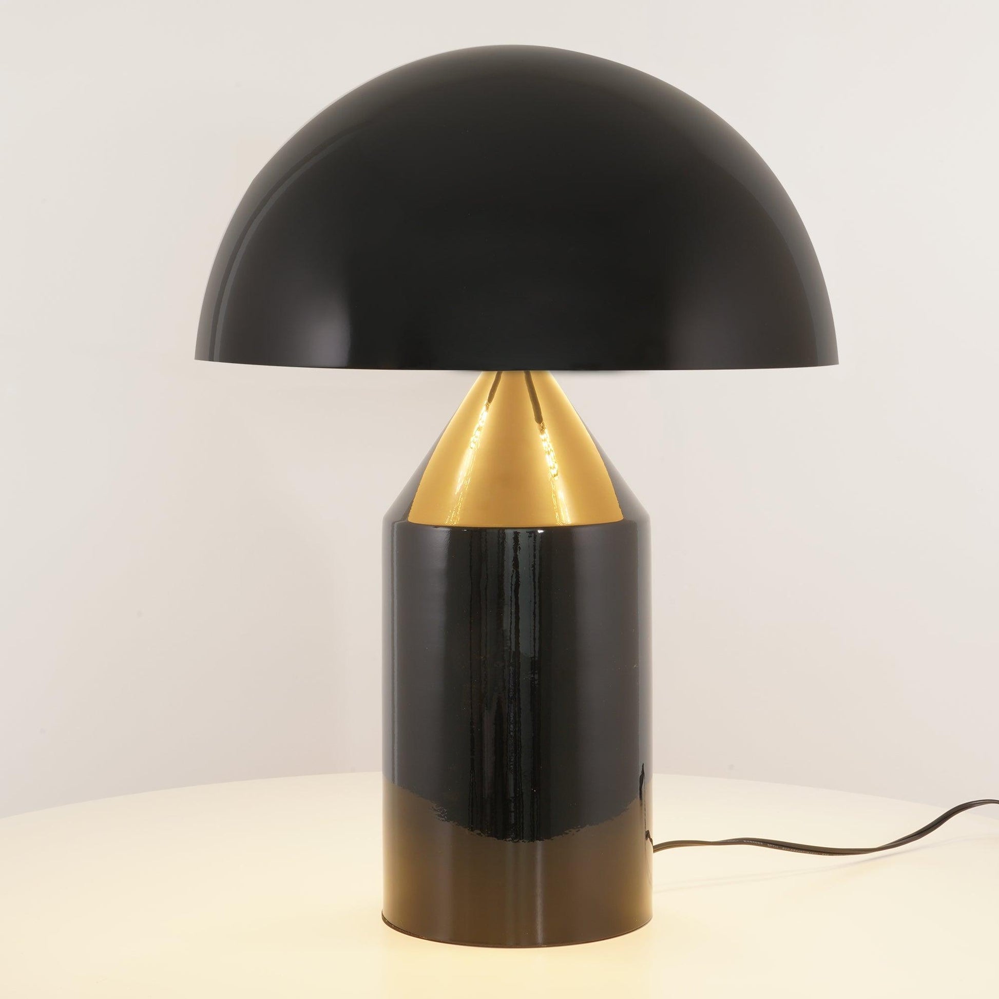 Atollo Table Lamp | Metal | Black, White, Copper | 25cm & 35cm