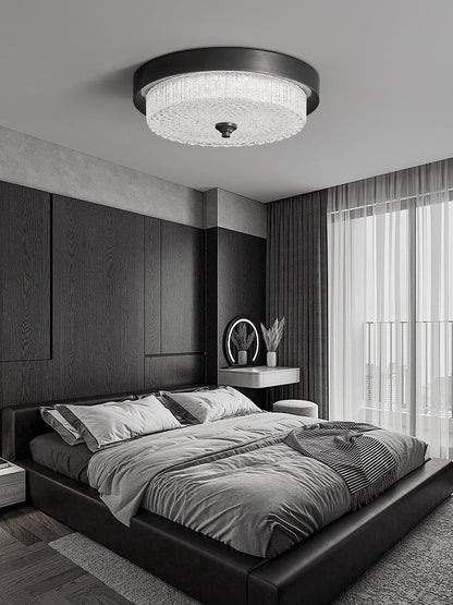 Aurestella Ceiling Light | Brass, Glass | White Shade