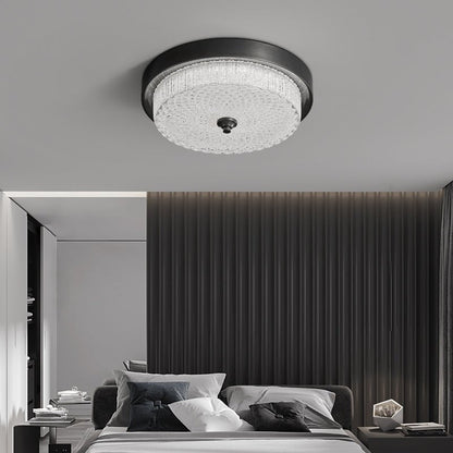 Aurestella Ceiling Light | Brass, Glass | White Shade