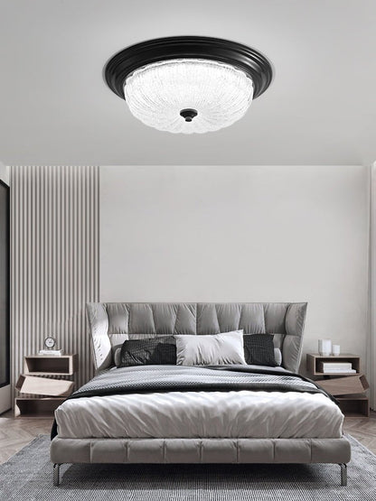 Aurevielle Ceiling Lamp | Crystal Glass & Brass | White