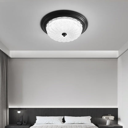 Aurevielle Ceiling Lamp | Crystal Glass & Brass | White