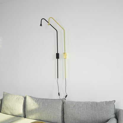Wall Lamp Set of 2 | Metal | Gold and Black