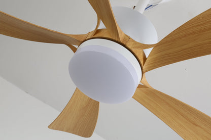 Avenli Ceiling Fan Light | Wood Blades | White