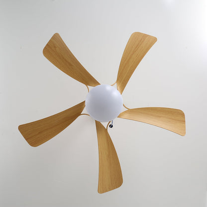 Avenli Ceiling Fan Light | Wood Blades | White
