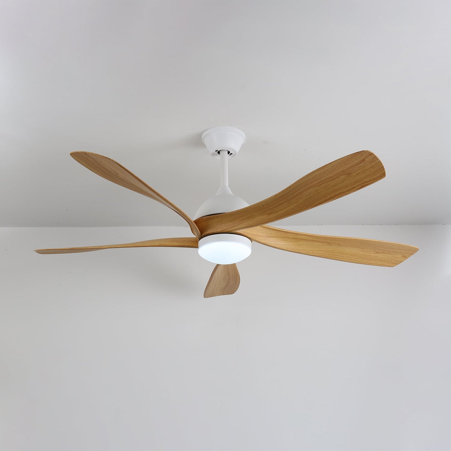 Avenli Ceiling Fan Light | Wood Blades | White