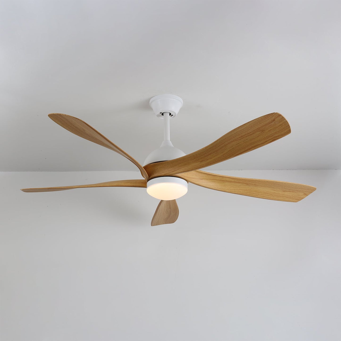 Avenli Ceiling Fan Light | Wood Blades | White