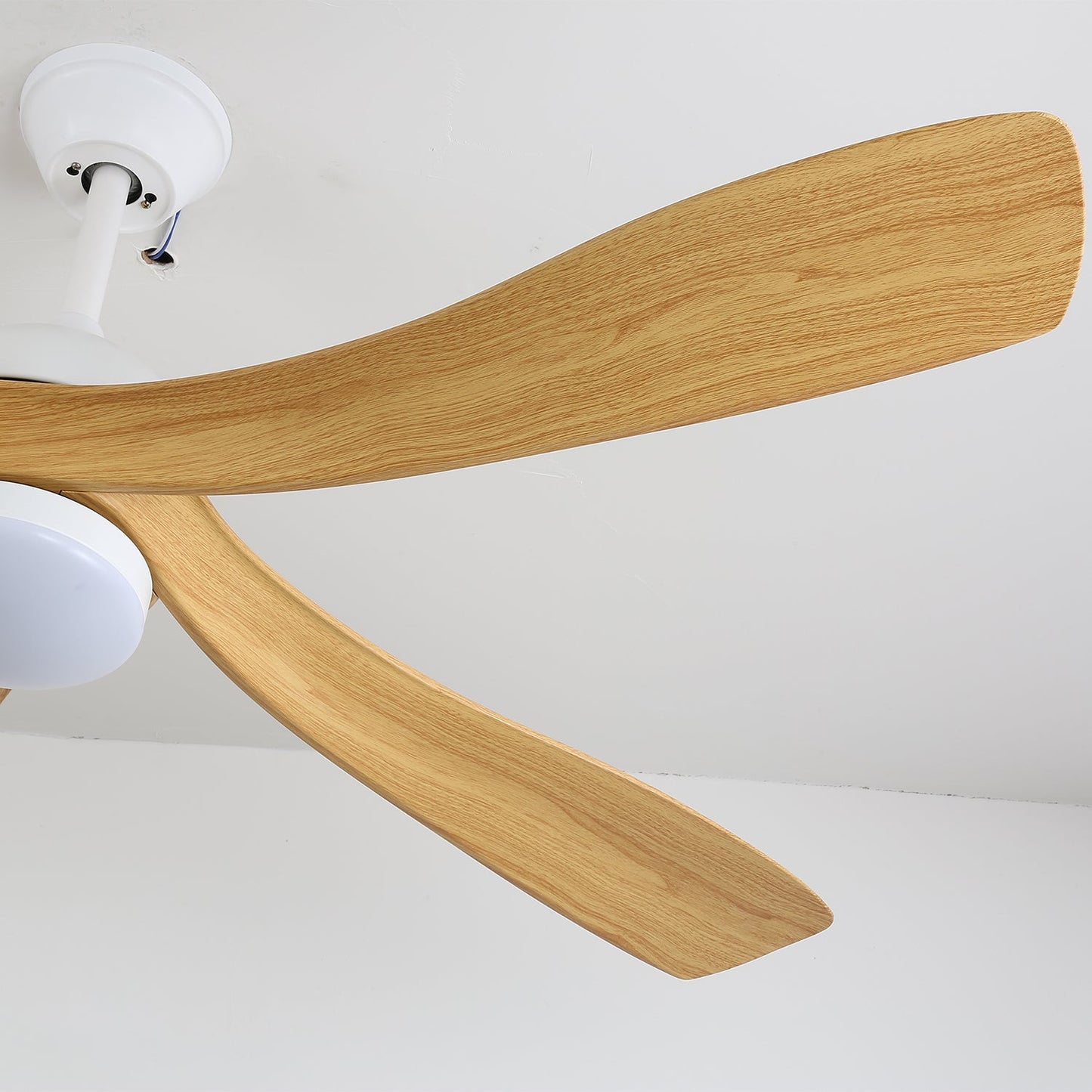 Avenli Ceiling Fan Light | Wood Blades | White
