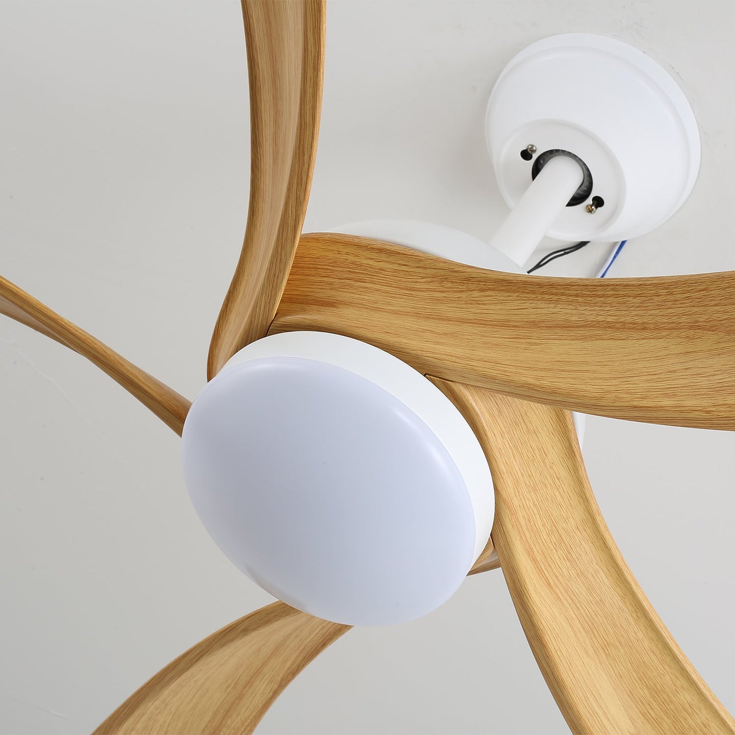 Avenli Ceiling Fan Light | Wood Blades | White