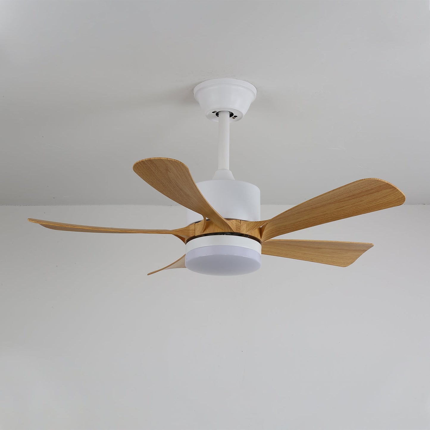 Avenli Ceiling Fan Light | Wood Blades | White
