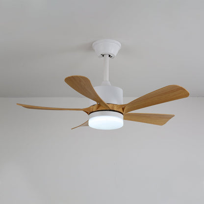 Avenli Ceiling Fan Light | Wood Blades | White