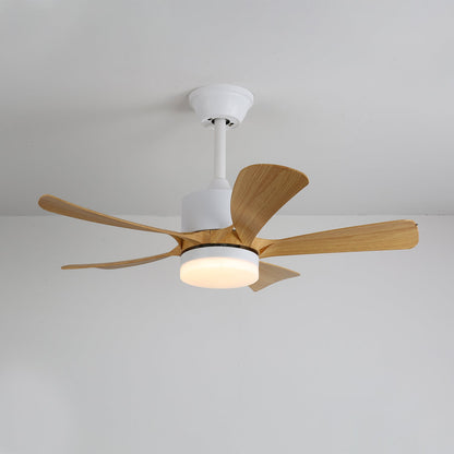 Avenli Ceiling Fan Light | Wood Blades | White
