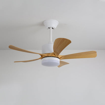 Avenli Ceiling Fan Light | Wood Blades | White