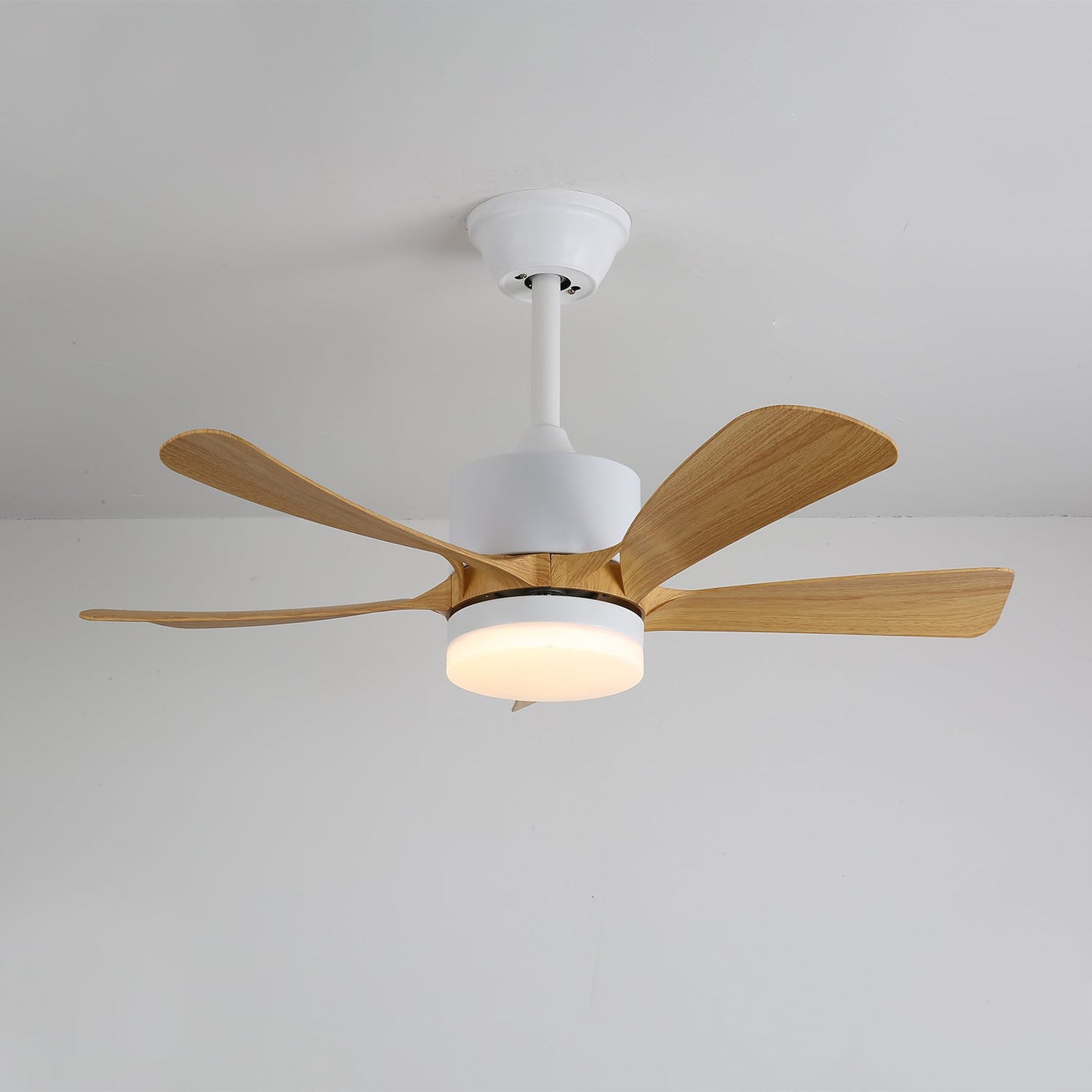 Avenli Ceiling Fan Light | Wood Blades | White