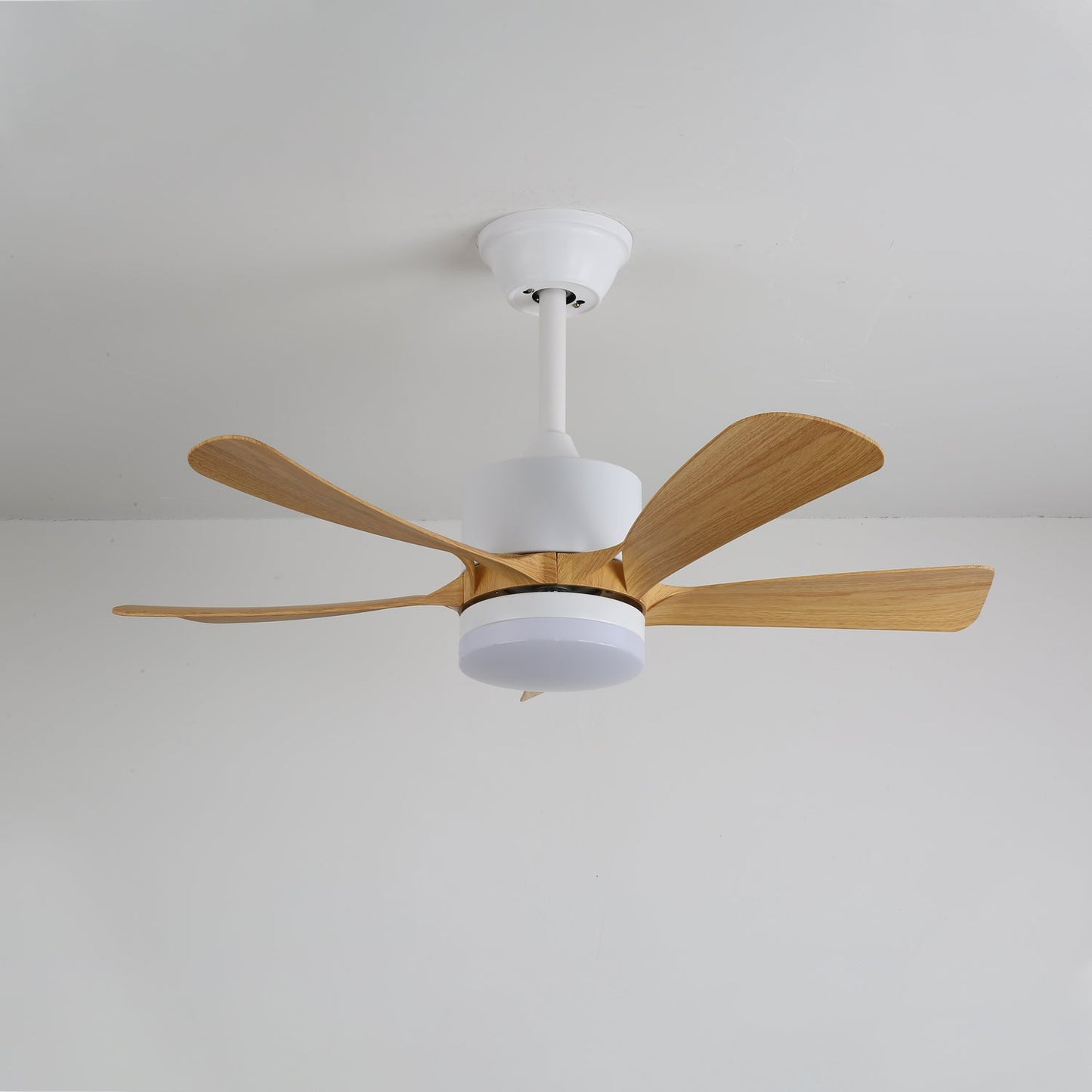 Avenli Ceiling Fan Light | Wood Blades | White