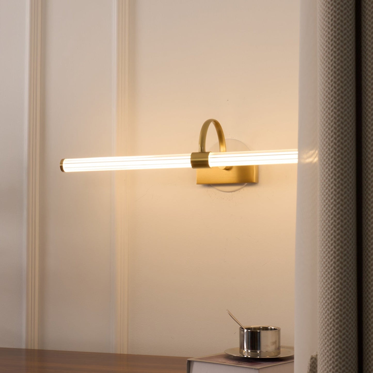 Avery Wall Light | Brass & Acrylic | Black or Gold